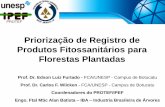 Priorização de Registro de Produtos Fitossanitários para … · desfolhamento na maioria das espécies e clones de eucalipto • Principais medidas de manejo: Controle biológico