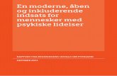 En moderne, åben og inkluderende indsats for mennesker med …socialministeriet.dk/media/14804/en-moderne-aaben-og-inkluderende... · 4 En moderne, åben og inkluderende indsats