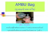 AMBU Bag (ถุงลมช่วยหายใจ)medinfo.psu.ac.th/nurse/paper_meeting/aupakorn/3_1.1AMBU.pdfส ธ ดา พรหมช าง SICU ร.พ.ม.อ. 2 ถ งลมช