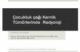 Çocukluk çağı Kemik Tümörlerinde Radyolojicocukradyolojisi.org/Seminer/cocuklarda_kemik_tm.pdf · Osteokondroma, Kondroblastoma, Kondromiksoid fibroma, Enkondroma. Klinik öykü