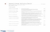 MAGYAR KÖZLÖNY - kozlonyok.hu · MAGYAR KÖZLÖNY 175. szám MAGYARORSZÁG HIVATALOS LAPJA 2017. október 31., kedd Tarmzék 310/2017. (X. 31.) Korm. rendelet A Magyar Államkincstárról