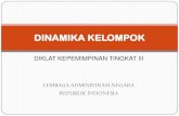 DINAMIKA KELOMPOK - pusdiklat.kemnaker.go.idpusdiklat.kemnaker.go.id/.../2018/03/Dinamika-Kelompok-Pim-3.pdf · DINAMIKA KELOMPOK LEMBAGA ADMINISTRASI NEGARA REPUBLIK INDONESIA. DINAMIKA
