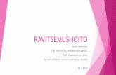 RAVITSEMUSHOITO - hus.fi · Ravitsemusterapeutin työnkuva poliklinikka Potilasryhmät ja -luennot Syömisen hallintaryhmä BED-potilaille, Bulimialuennot ahmimishäiriöpotilaille,