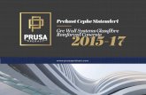 Grc Wall Systems Glassfibre 2015-17 - Prusa Prekast · Prusa PREKAST - GRC (Glassfibre Reinforced Concrete-Elyaf Katkılı Beton), geleneksel cephe malzemelerine olan ihtiyacı ortadan