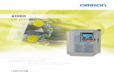 A1000 Leaflet - OMRON Russia ПРОМЭНЕРГО ...omron-russia.com/doc/inverter/A1000_Brochure.pdf · DM-A1000 Feedback loop Parameters are programmed automatically A1-02 Control