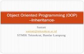 Object Oriented Programming (OOP) --Inheritance-belajaroracle.com/oai/java_fund/04-inheritance.pdf · Untuk membuat sebuah kelas (subclass/child class) menjadi ... Jika ingin memiliki