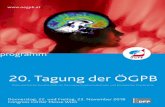 - medizin-akademie.at ·  programm Donnerstag, 22. und Freitag, 23. November 2018 Congress Center Messe Wien Österreichische Gesellschaft für Neuropsychopharmakologie und ...