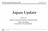 Japan Update - Pacific Asia Travel Association · Japan Update 2016.5.20 Japan National Tourism Organization Akiko Yoshida Executive vice president ... Indonesia 2014 Visa exemption
