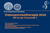 Osteoporosetherapie 2018 - Wo ist der Fortschritt ? · Wnt Signaling Pathway Inhibitor Sclerostin. inhibits Aortic Aneurysm and Atherosclerosis. ... bei Frauen mit SH-Fraktur . Kortikale