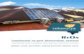 ahlinya tenaga surya - rekasurya.com Sistem PLTS/PLTS On Grid... · pembangkit listrik tenaga surya on-grid (terkoneksi jala-jala) aplikasi: rumah, perumahan, gedung komersial, fasilitas