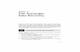 Bab 6 File Scavenger Data Recovery fileFile Scavenger Data Recovery 115 Bab 6 File Scavenger Data Recovery Software terakhir untuk menyelamatkan data yang akan dibahas di