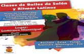 bailes de salon 2018 - ayuntamientodeborox.com · Clases de Bailes de Salón y Ritmos Latinos at.tividad: 5 dè Octubre 2018 Inscripciones: en el vuntamiento de Borox Viernes a 22:15h