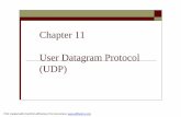 Chapter 11 User Datagram Protocol (UDP) - 國立中興大學 Network93_1/Chapter 11.pdf · Chapter 11 User Datagram Protocol (UDP) ... n Transport layer protocol: UDP and TCP ...