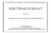 Tajuk: SAMPAIKAH PAHALA KORBANKU - e-masjid.jais.gov.mye-masjid.jais.gov.my/uploads/uploads/18.08.2017 (RUMI) SAMPAIKAH... · adalah pandangan imam Al-Auzaie dan Al-Laith, serta mazhab