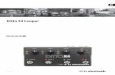 Ditto X4 Looper - TC Electronic Home Page | …cdn-downloads.tcelectronic.com/media/5642048/dittox4_jpn.pdf• 1 Quick Start Guide クイックスタート・ガイド小冊子) •