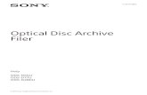 Optical Disc Archive Filer - pro.sony Über Optical Disc Archive Filer Übersicht Mit dieser Software