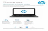 Adatlap HP Notebook 15-bs029nh · Adatlap HP Notebook 15-bs029nh Műszaki jellemzők Teljesítmény Operációs rendszer Windows 10 Home 64 Processzor Intel® Pentium® N3710 (1,6