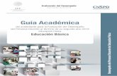 Guía Académica - servicioprofesionaldocente.sep.gob.mxservicioprofesionaldocente.sep.gob.mx/portal-docente-2014-2018/... · 2. ETAPA 1. INFORME DE ... 4.2 Propósito del Examen