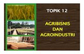 TOPIK 12 AGRIBISNIS DAN AGROINDUSTRI - web.ipb.ac.idweb.ipb.ac.id/~tpb/files/materi/pip/kuliah PIP topik 12-05.pdfagroindustri perkebunan, misalnya tebu: gula, molase, spiritus, kertas