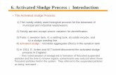 6. Activated Sludge Process : Introductionwemt.snu.ac.kr/lecture 2012-2/ENV/Ch 6/nCh 6 [호환 모드].pdf · 6. Activated Sludge Process : Introduction • The Activated sludge Process: