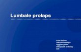 Lumbale prolaps - legeforeningen.no prolaps.pdf · –foramen intervertebralis • spinalnerver. Lumbal columna • Nerverot Angis etter virvel de ... • N. ischiadicus –motorfunksjon