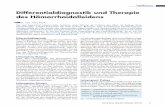 Differentialdiagnostik und Therapie des Hämorrhoidalleidens · 2012-08-12 · prolaps wird der ausschließliche Vorfall des von ... beziehungsweise im unteren Anteil der Rektum-schleimhaut