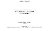 Qistina Zaini - poems - poemhunter.com fileQistina Zaini() Hi I'm Qistina zaini,18 years old... love books, love harry potter, love friends!  - The World's Poetry Archive 1