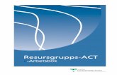 Resursgrupps-ACT · ingår i resursgruppen) ska genomföras modul för modul i en ordningsföljd som bestäms av patientens aktuella behov. Personen skall tränas till samma