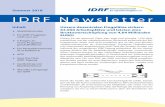 der regionalen Flugplätze e.V. IDRF Newsletter · In der neu eingeführten Rubrik „Ein Flugplatz stellt sich vor“ werden wir nun regelmäßig ein IDRF- Mitglied vorstellen. ...