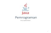 Pemrograman€¢Java Swing adalah library java yang digunakan untuk menciptakan Grafik User Interface (GUI). • Dengan Java Swing kita dapat membuat user interface yang cross platform
