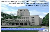 August 5‐6, 2010 Tokyo Institute of Technology · Batari Saraswati*, Shinya Hanaoka** Department of International Development Engineering . TB2-5 Characterization of Groundwater