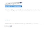Akute Myeloische Leukämie (AML) - onkopedia.com fileEmpfehlungen der Fachgesellschaft zur Diagnostik und Therapie hämatologischer und onkologischer Erkrankungen Leitlinie Akute Myeloische