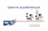 6-Genetik Algoritmalar.ppt [Salt Okunur] [Uyumluluk Modu]ahmetcevahircinar.com.tr/wp-content/uploads/2016/07/genetik_algoritmalar.pdf · Seçim Yöntemleri -III • Sabit Durum Seçimi