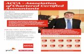 ACCA - Association of Chartered Certified Accountants · ACCA - Association of Chartered Certified Accountants ACCA (Asociácia certifikovaných účtovníkov) je globálna organizácia