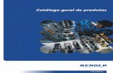 Catálogo geral de produtos - renold.com · As cargas de ruptura padrão variam entre 108 e 675 kN. ... disponibiliza um serviço de inspeção completo e avaliação do local, executada
