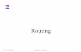 Routing - einstein.informatik.uni-oldenburg.deeinstein.informatik.uni-oldenburg.de/.../05ss/daten/RN2-Routing.pdf · Prof. Dr. W. Kowalk Rechnernetze II: Routing 12 Routing Klassifikation