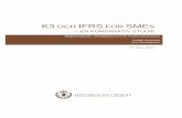 K3 OCH IFRS FOR SME - Högskolan i Boråsbada.hb.se/bitstream/2320/11128/1/2012CE14.pdf · II Svensk titel: K3 och IFRS for SMEs – En komparativ studie Engelsk titel: K3 and IFRS