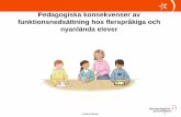 Pedagogiska konsekvenser av funktionsnedsättning hos ...spaf.nu/wp-content/uploads/2016/04/Denho-Özmen.pdf · Pedagogiska konsekvenser av funktionsnedsättning hos flerspråkiga