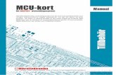 MCU-kort för BIGPIC5™ Utvecklingssystem Manual 3 Figur 2: Kopplingsschema för 80-ben MCU-kort och mikroprocessor Figur 3: Ett tomt MCU-kort Figur 4: Mått på ett MCU-kort för