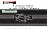 WATER PUMP WT20X WT30X WT40X - American Honda Motor …cdn.powerequipment.honda.com/pe/pdf/manuals/00X31YG06030.pdf · Keep this owner’s manual handy, so you can refer to it at