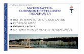 JYVÄSKYLÄN YLIOPISTO MATEMAATTIS- …users.jyu.fi/~ssrasane/selvitys/Kemia_RaimoAlen.pdf · POLAROGRAFI KUIDUNPITUUS- JA HIUKKASKOKO-ANALYSAATTORIT LASER-LAITTEISTOT. JYVÄSKYLÄN