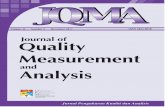Journal of Quality Measurement and Analysis JQMA · evidence from previous studies. This framework has been developed based on the This framework has been developed based on the relationships