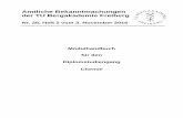 Amtliche Bekanntmachungen der TU Bergakademie Freiberg · 2018-04-17 · Mikrobiologisch-biochemisches Praktikum 49 ... 20.04.2016 Start: WiSe 2016 Modulname: ... Hauptgruppenelemente