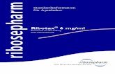 Ribotax 6 mg/ml - Startseite - ribosepharm.de · 2.2 Wirkmechanismus (Angriffspunkte) Paclitaxel fördert die Zusammenlagerung der Mikrotubuli aus den TubulinDimeren und stabili-