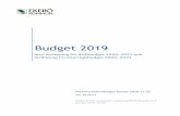 Budget 2019 - ekero.se · Budget 2019 med inriktning 2020–2021 2 Sammanfattning budget Utgångspunkter och styrande för budgetberäkning Utgångspunkten och styrande för budget