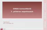 ORSA konzultáció - MNB · 13 ∙ ORSA ∙ ORSA ∙ Vizsgálandó mennyiségi elemek/ standard formulával számított tőkeszükséglet esetén Az egyszerű példa alapján érdemes