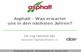 Asphalt - Was erwartet uns in den nächsten Jahren? · Asphalt Mixing Plant. Dr.-Ing. Heinrich Els Straßenbau Aktuell, 18. Januar 2010 in Braunschweig 50 ...