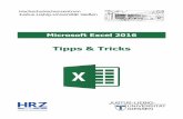 Hochschulrechenzentrum Justus-Liebig-Universität Gießeng021/MS-Excel/Excel-F/xl2016_tippsundtricks.pdf · dieses Skript nicht komplett alle Tipps & Tricks von Excel aufzeigen kann