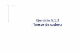 Ejercicio 5.1.2 Tensor de cadenacad3dconsolidworks.uji.es/t2/60.pdf · En la figura se muestran dos vistas cortadas del ensamblaje de un tensor de cadena de una cinta de transporte