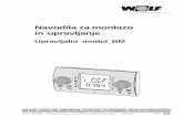 Navodila za montazo in upravljanje - wolf-slovenija.siwolf-slovenija.si/wp-content/uploads/2019/02/Wolf-BM-modul.pdf · Montage- und Bedienungsanleitung Bedienmodul BM 3061595_0506